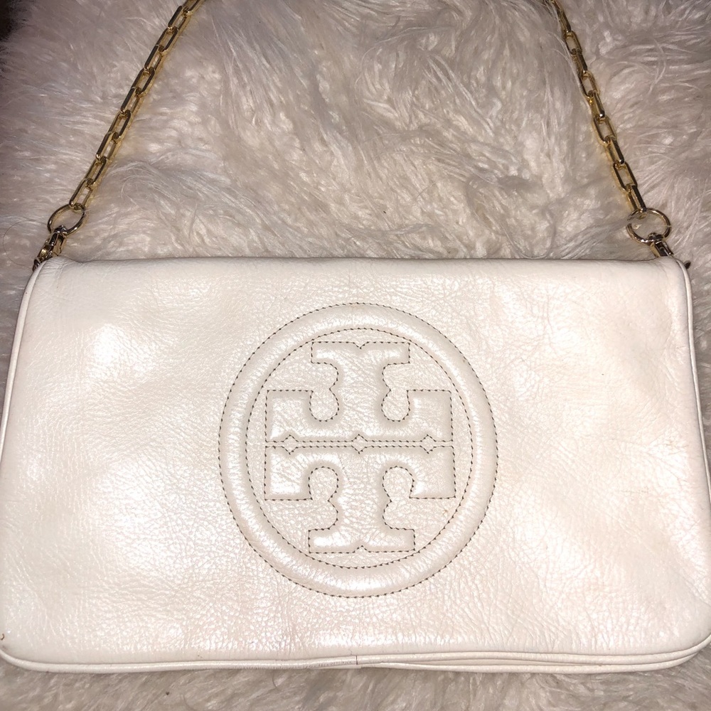 Authentic Tory Burch Bombe Reva Clutch